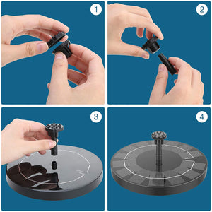 Floating Solar Fountain™ | Trädgårdspartner!