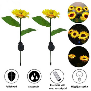 Sunflowers Solar Light™ | The LED decor lights