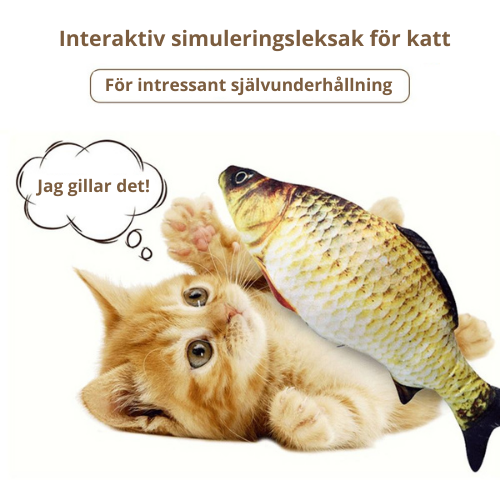 Moving Fish Toy™ | En interaktiv leksak för din katt!